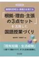 論理的思考力・表現力を育てる「根拠・理由・主張の3点セット」を活用した国語授業づくり