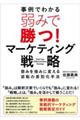 弱みで勝つ!マーケティング戦略