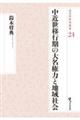 中近世移行期の大名権力と地域社会