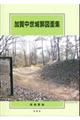 加賀中世城郭図面集