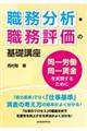 職務分析・職務評価の基礎講座