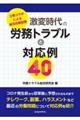 激変時代の労務トラブルと対応例40