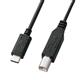 �T�����T�v���C�@USB2.0TypeC-B�P�[�u���@KU-CB30