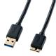 �T�����T�v���C USB3.0�}�C�N���P�[�u��(A-MicroB)1.8m KU30-AMC18BK